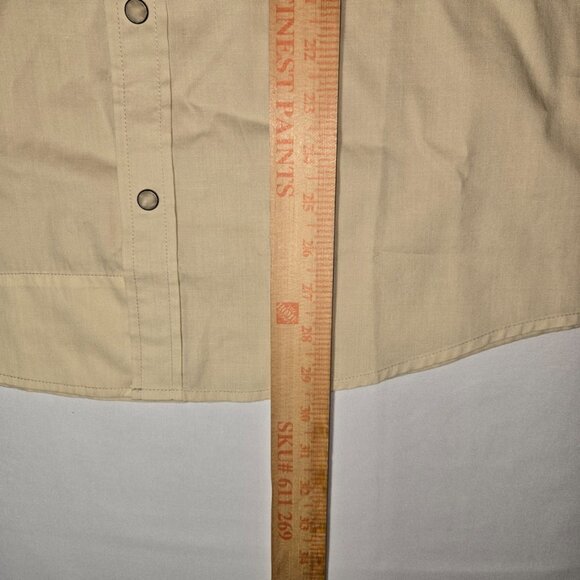 Howler Bros H Bar B Short Sleeve Snapshirt Bone Mens Large NEW Western READ - Picture 8 of 8
